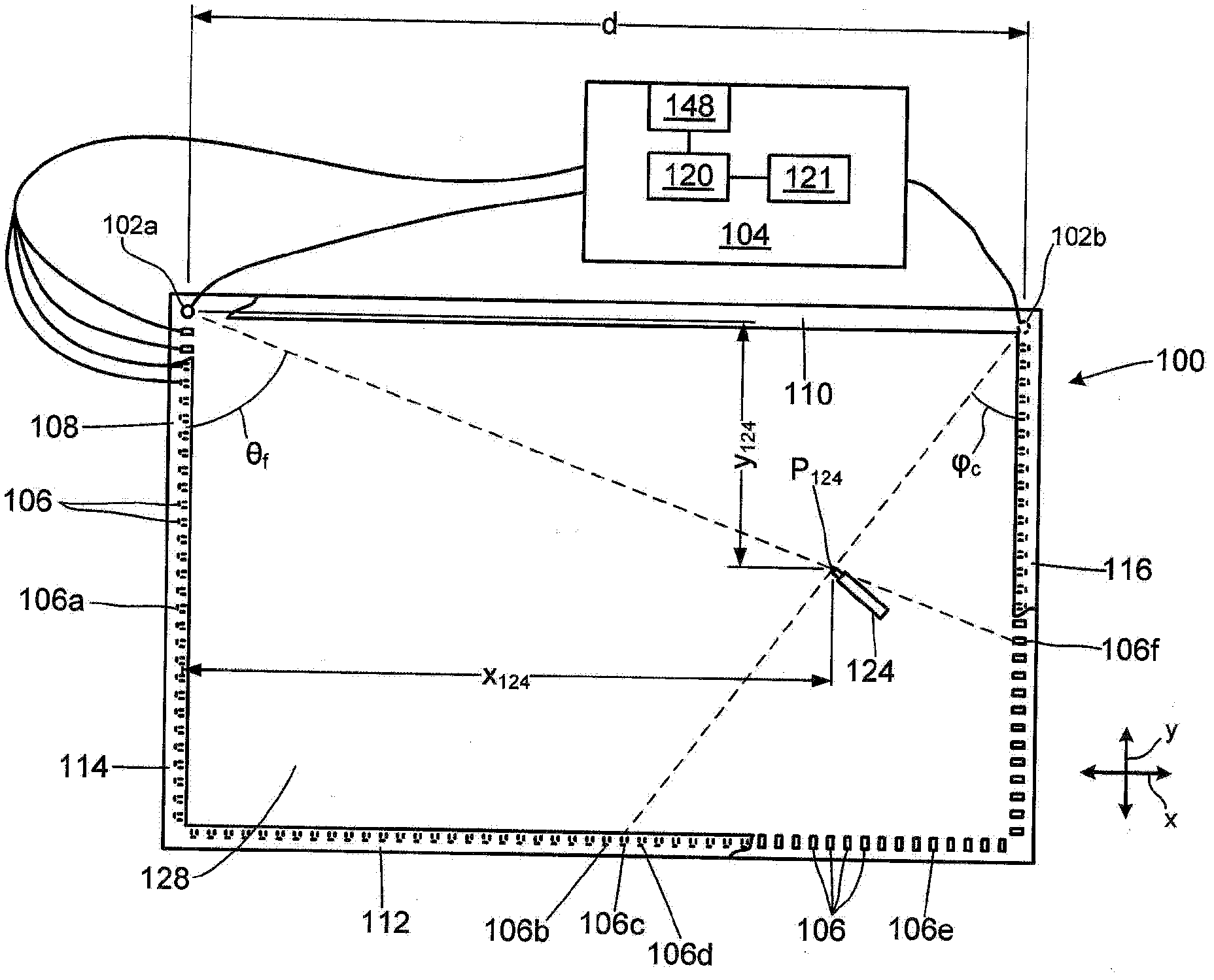 Systems and methods for sensing and tracking radiation blocking objects on a surface