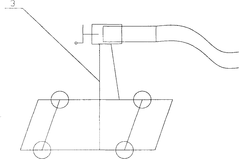 Winding method for fireproof asbestos cloth