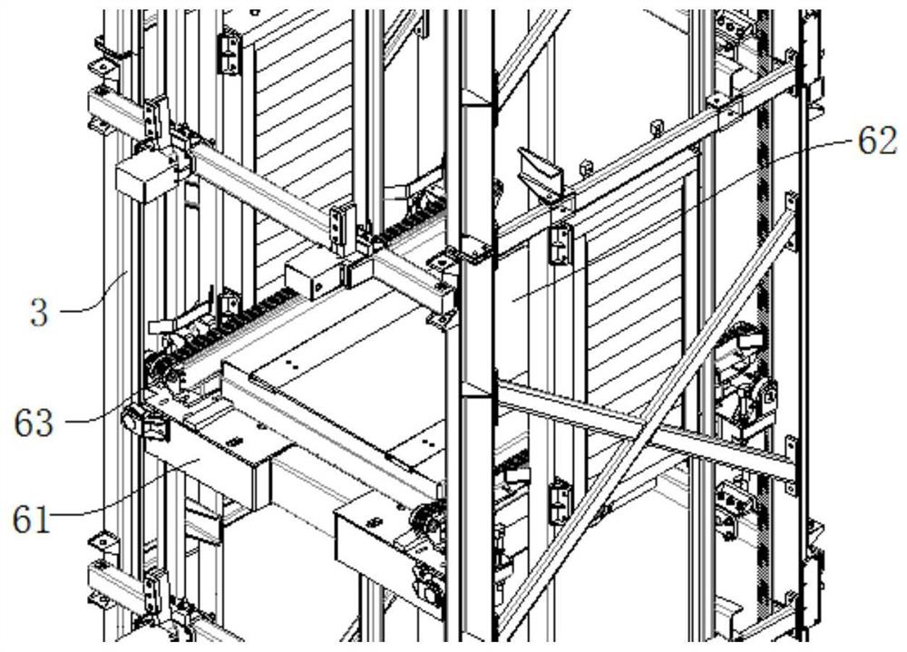 A warehouse lifting system