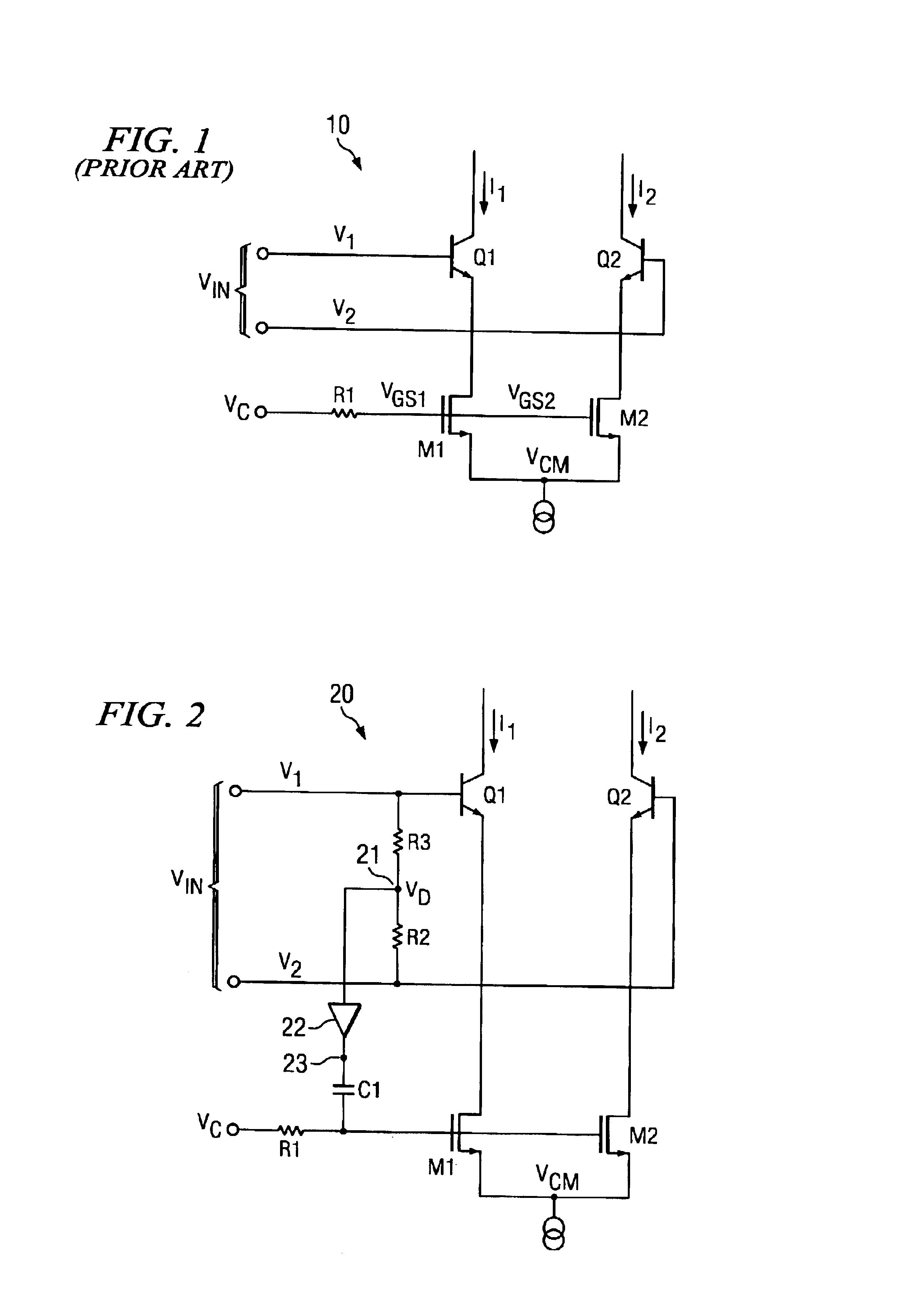 System and method for reducing second order distortion in electronic circuits