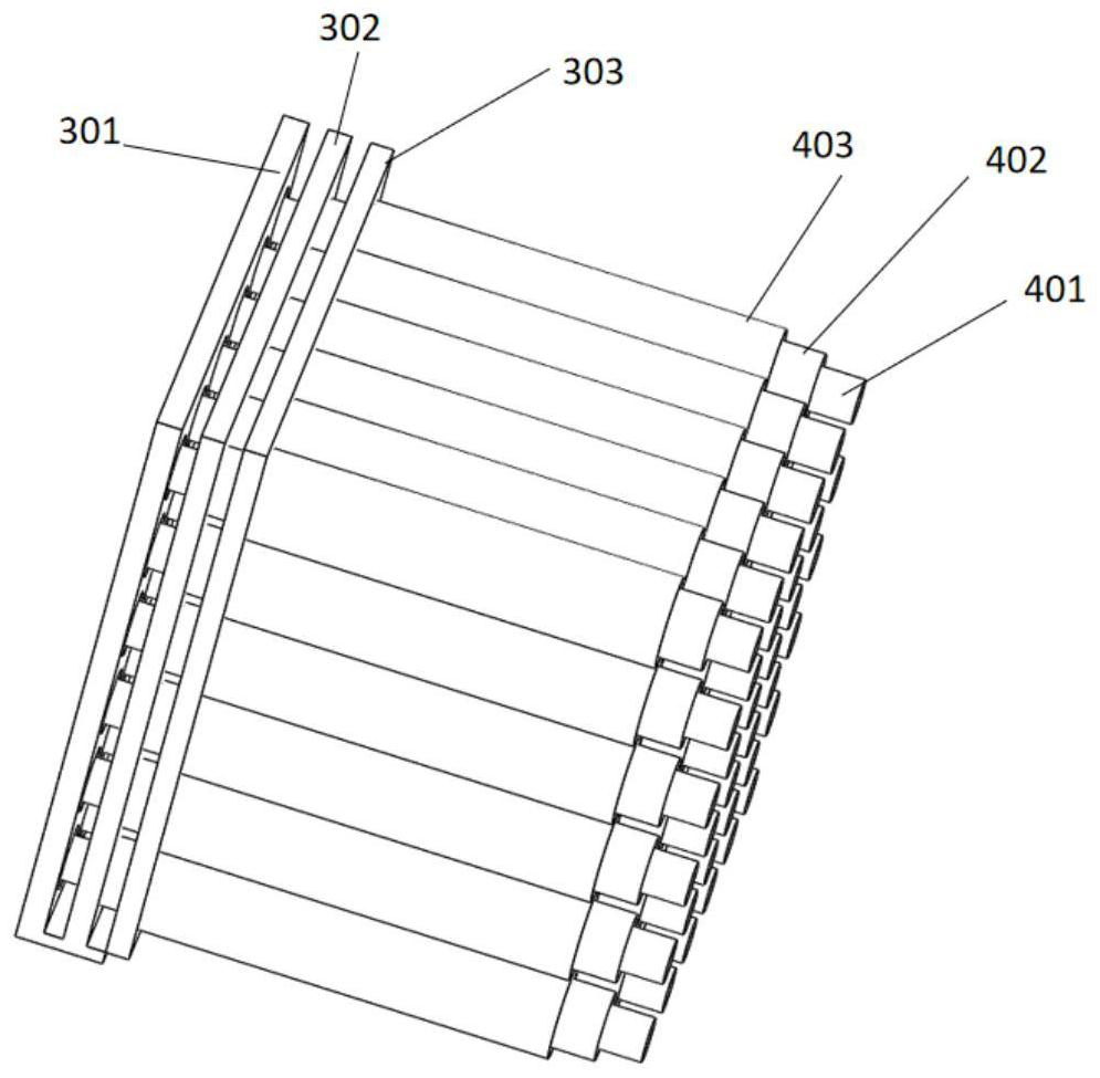 Multi-channel heat storage device and using method thereof