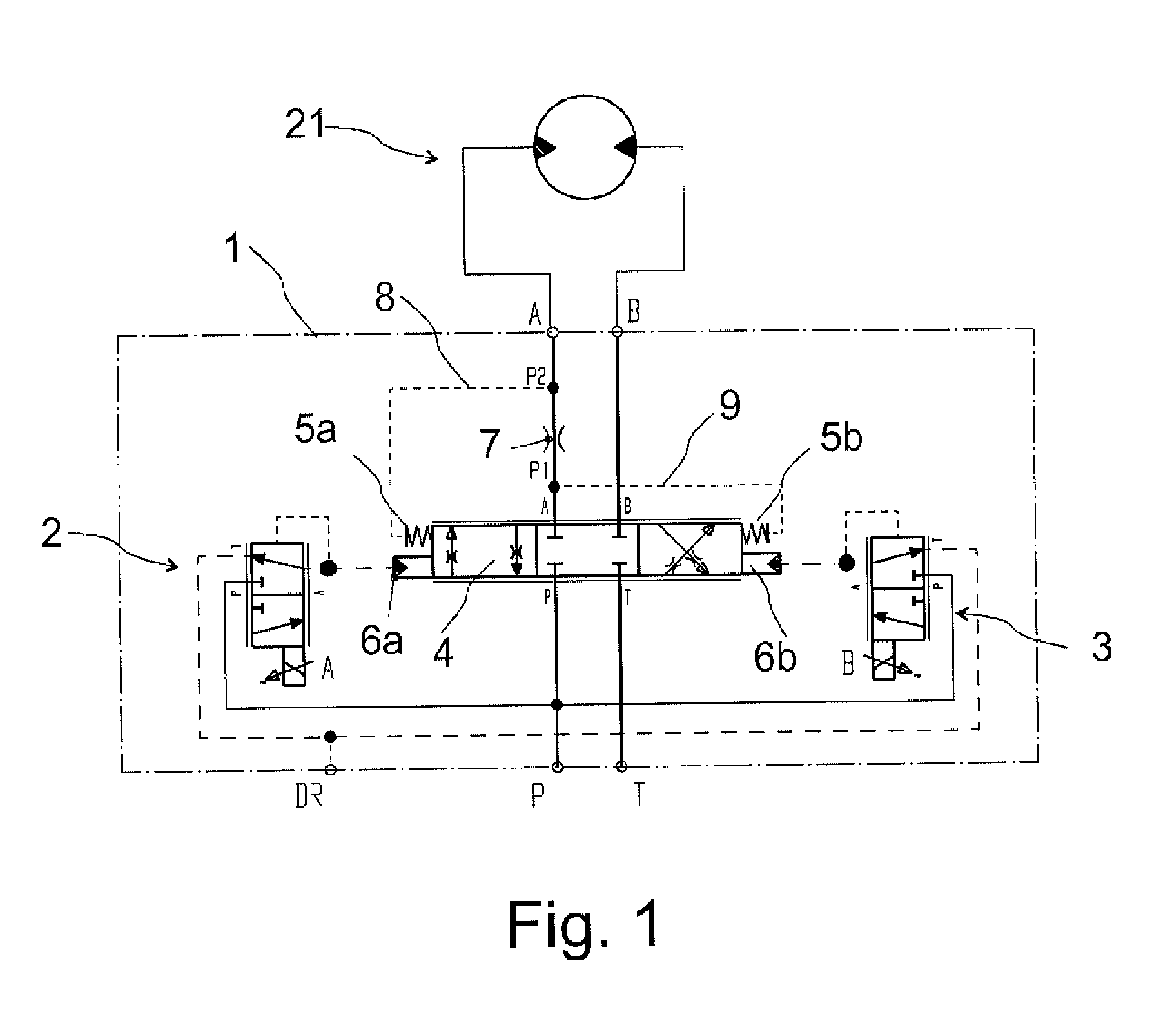 Directional valve equipped with pressure compensation