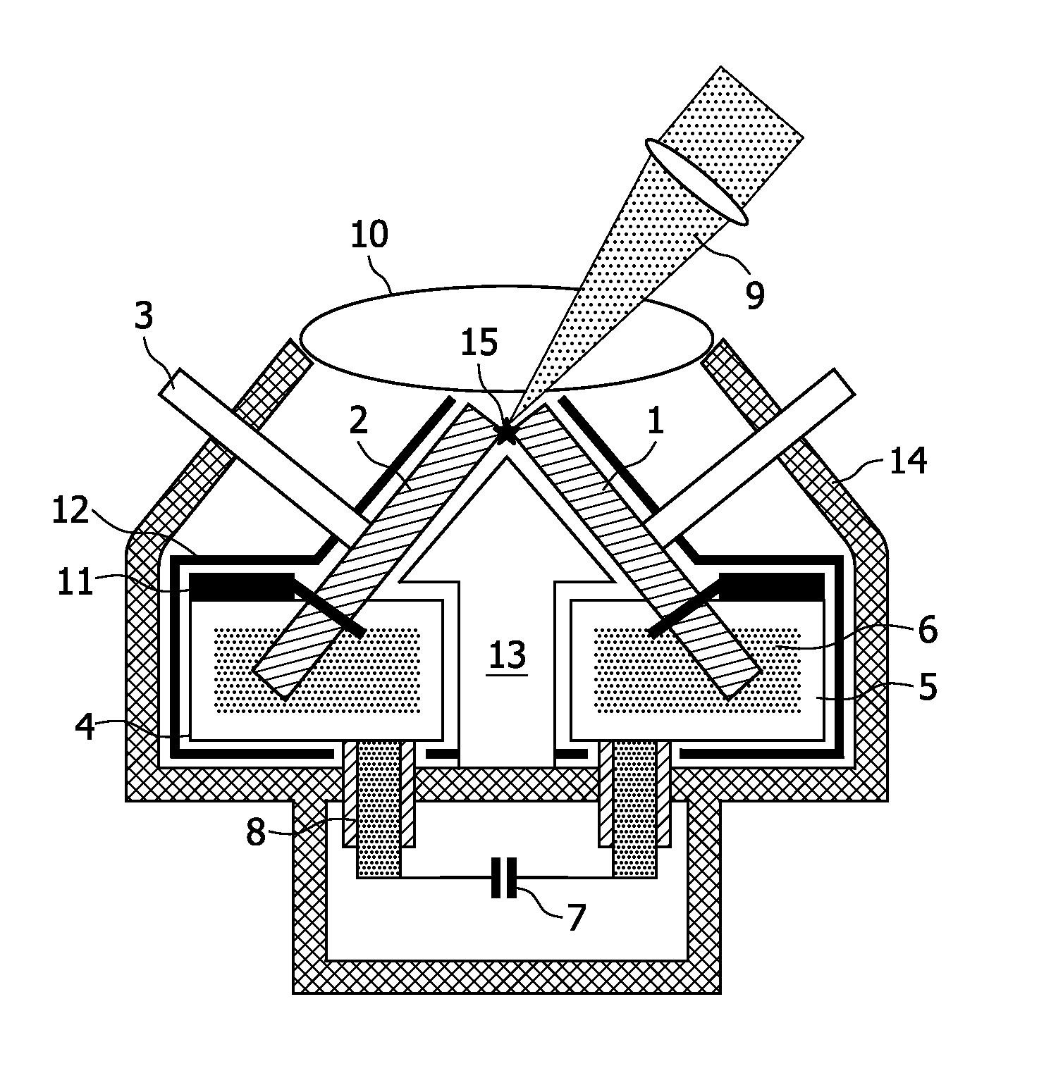 Method and device for generating EUV radiation or soft X-rays