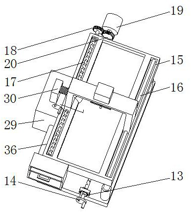 Plate part milling device for splicing robot machining