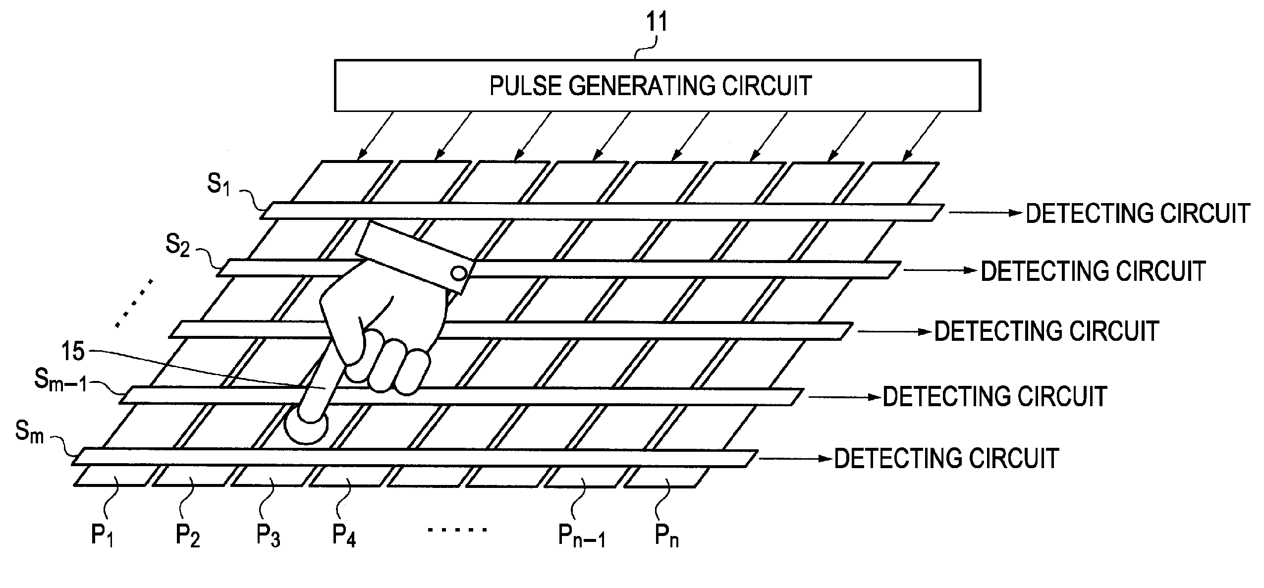Touch panel and method for operating the same, and electronic apparatus and method for operating the same
