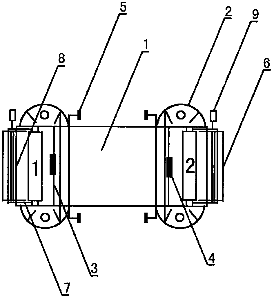 Scald-avoiding type derusting assembly of plastic wire drawing machine