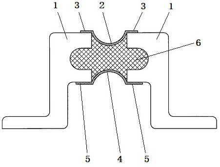 Pouring type macromolecule polyurethane bridge expansion joint three-proofing sealing device and preparation method thereof