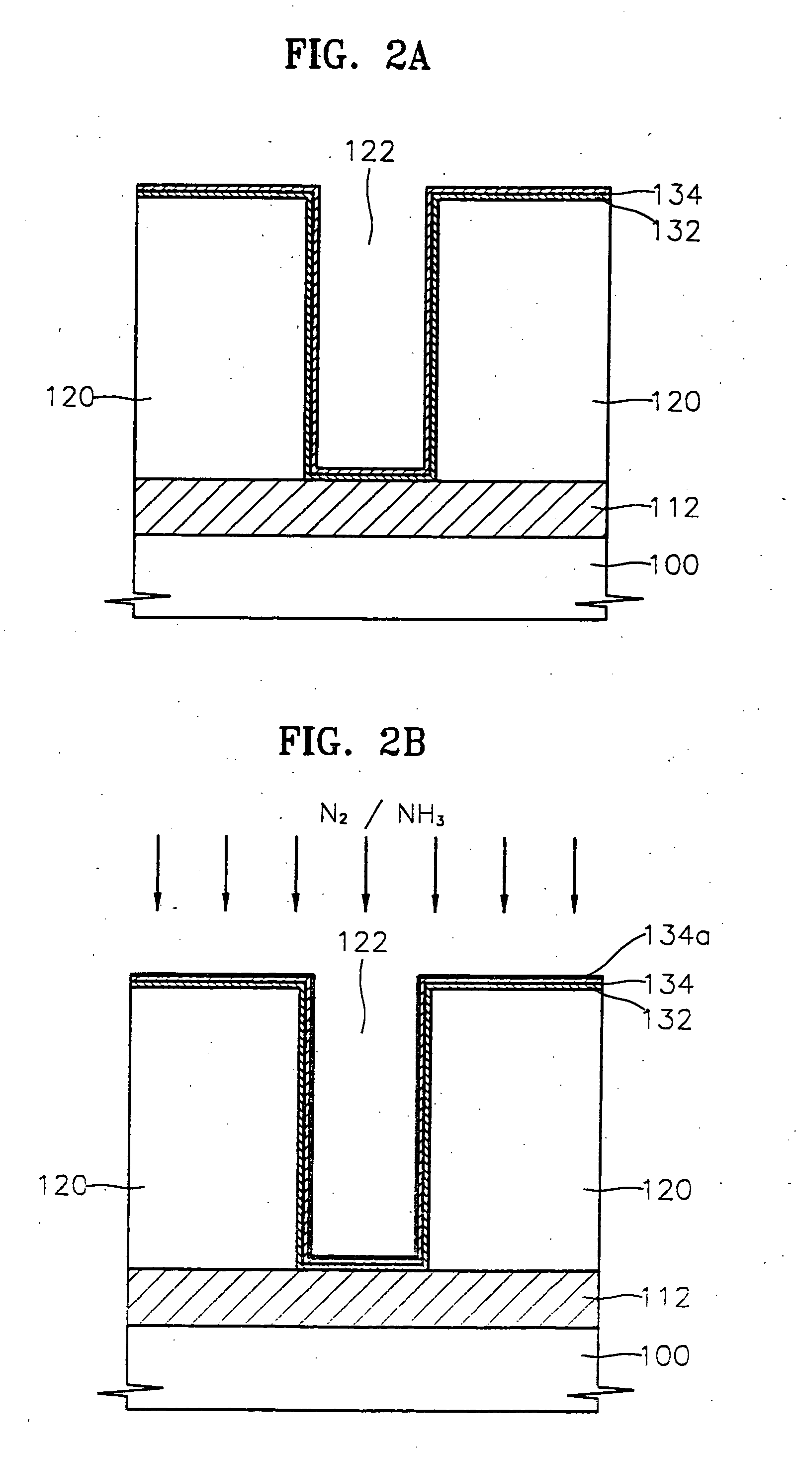 Methods of forming metal interconnections of semiconductor devices by treating a barrier metal layer