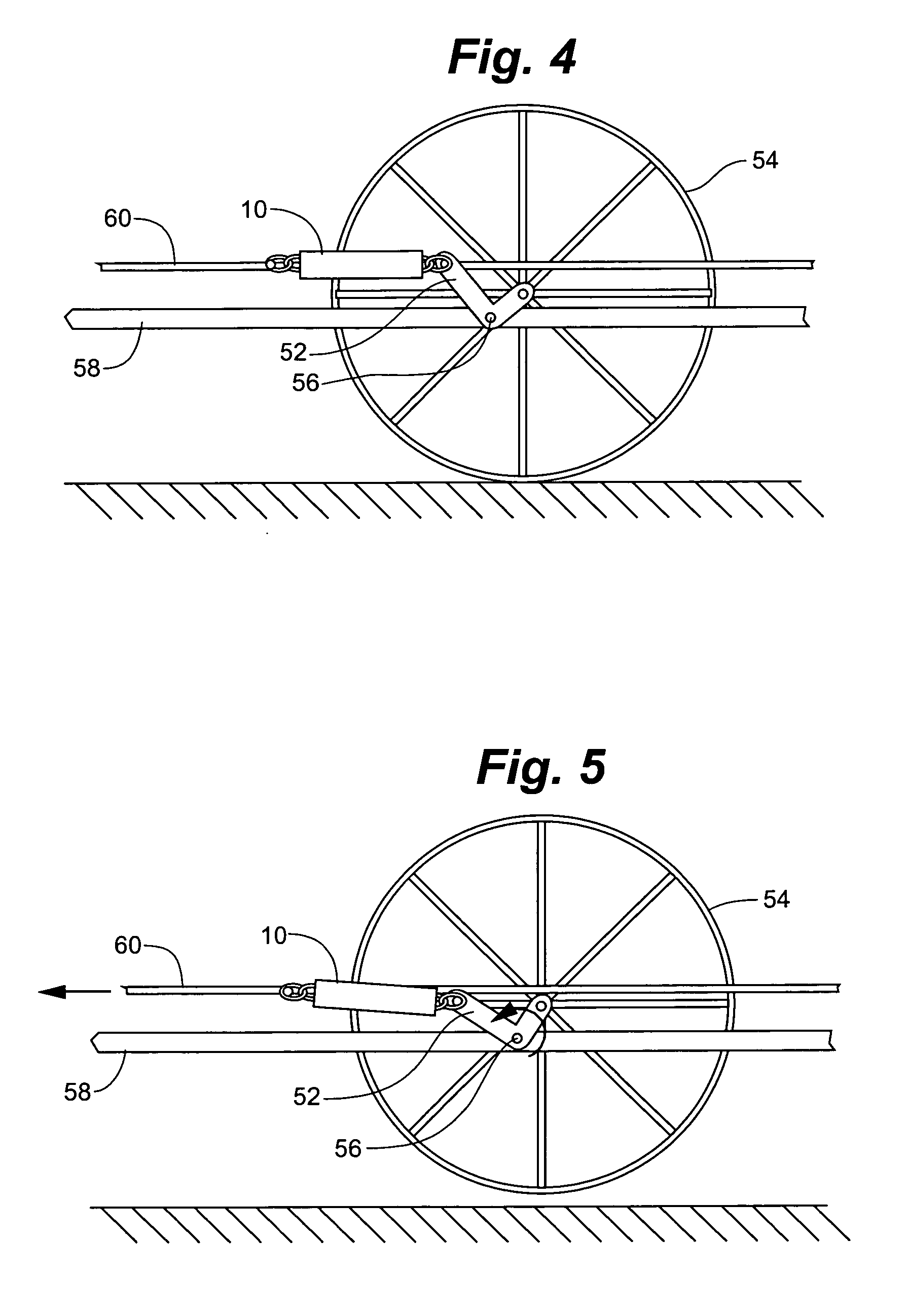 Damping spring for use in agricultural implements