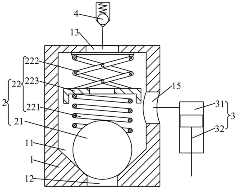 Oil inlet valve for oil supply pump and high-pressure common rail system