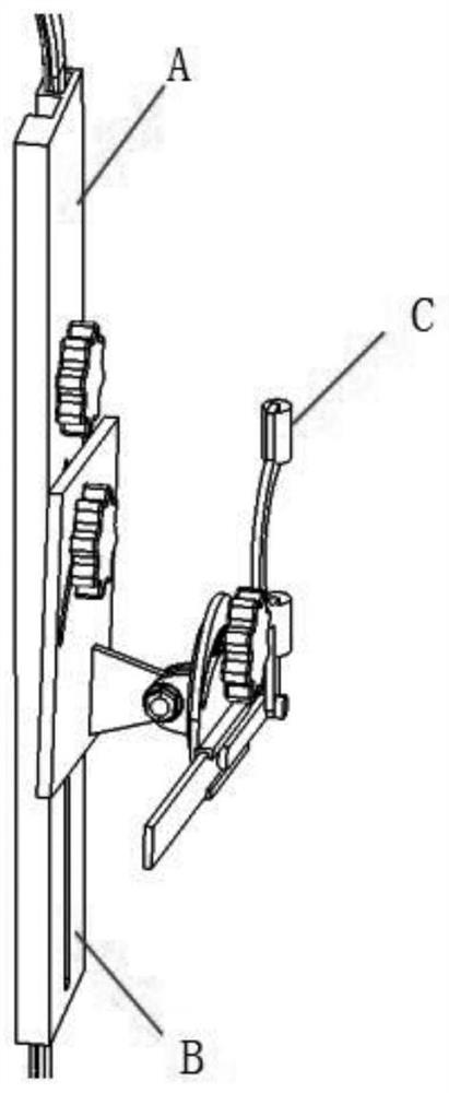 Method and device for measuring kingpin caster angle and kingpin inclination angle of vehicle