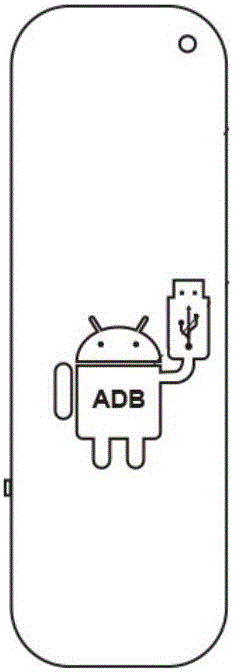 Microdevice for secretly extracting information of Android mobile phone and extraction method