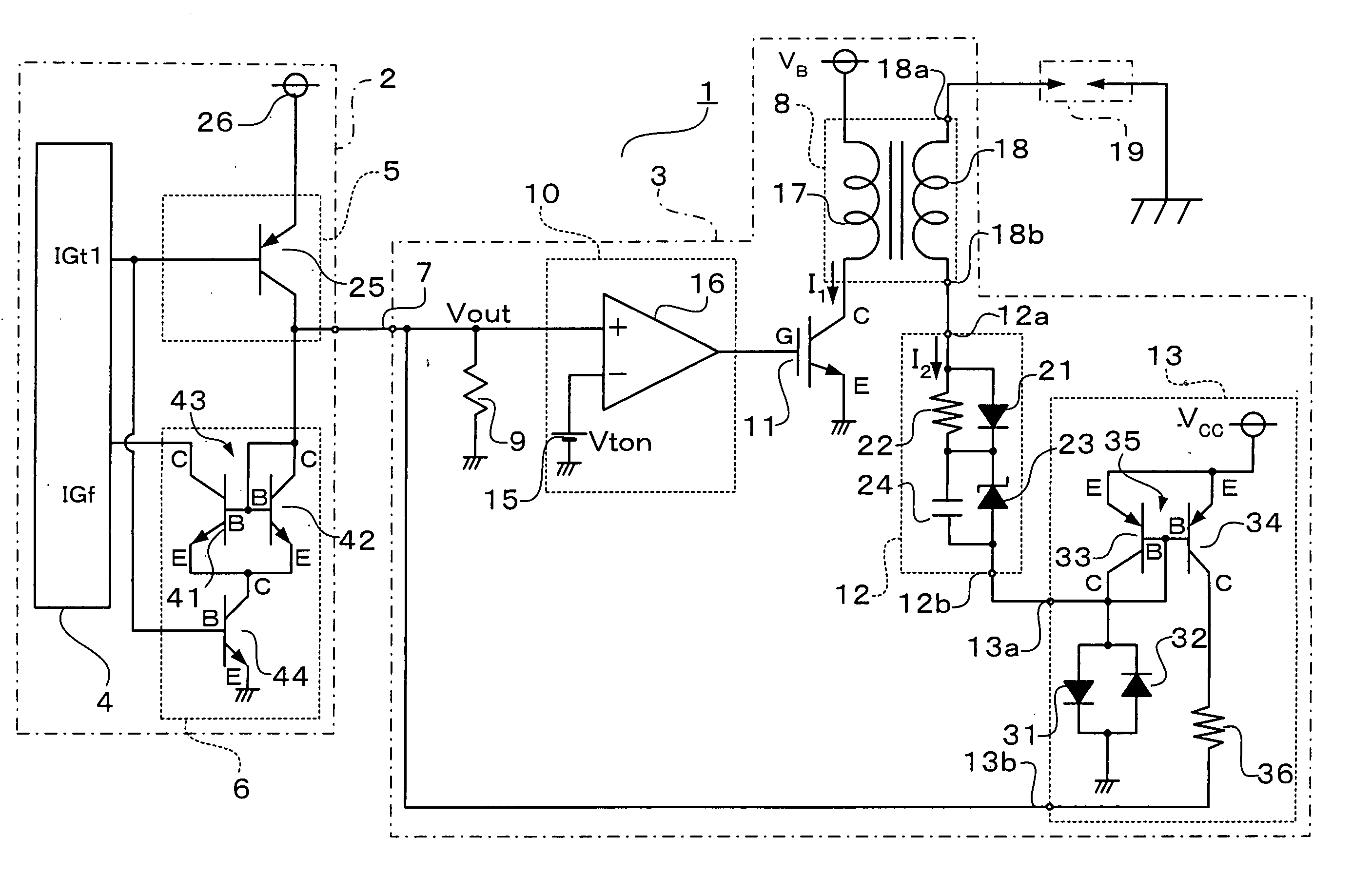 Ignition apparatus for an internal combustion engine