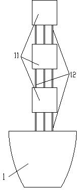 Composite grafting method for trees and special device