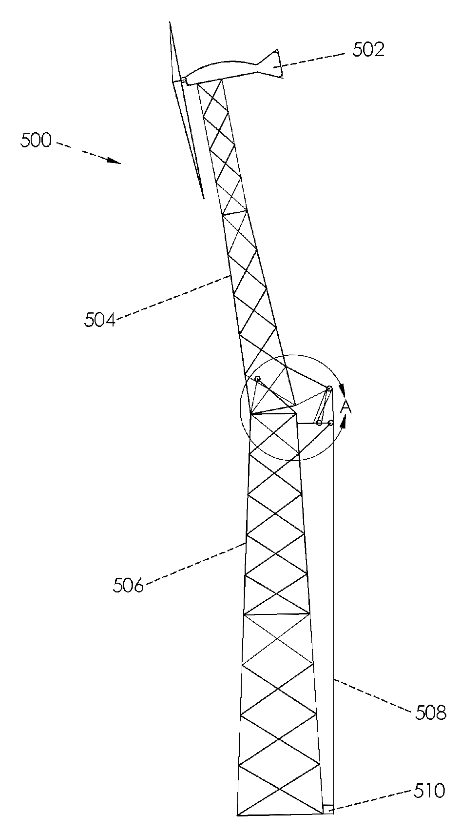 Folding tower
