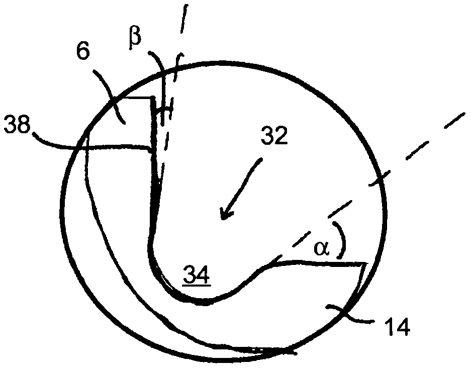 Radial cage for bearings having high rotational speeds