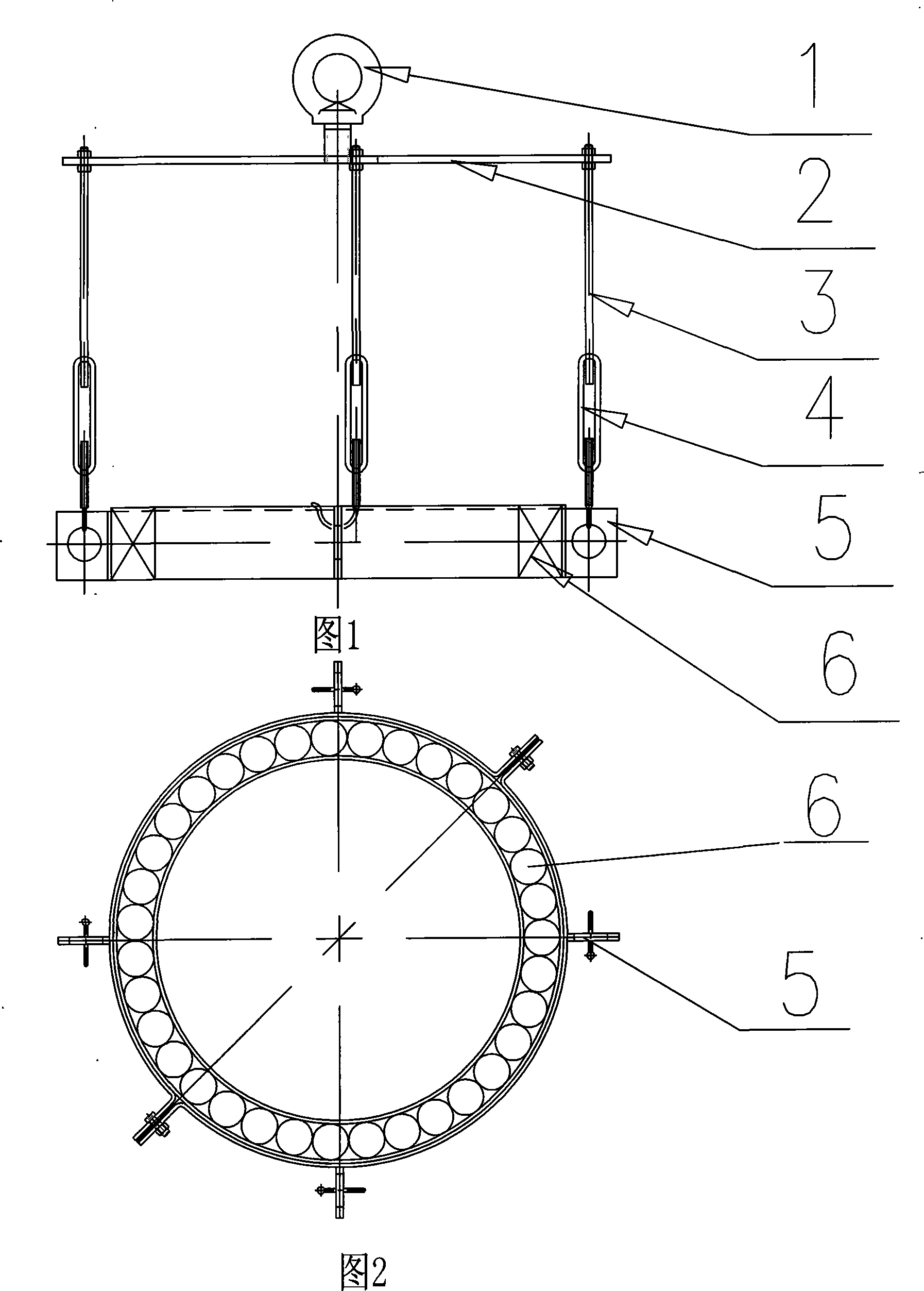 Installation apparatus for mainshaft bearing of wind-driven generator