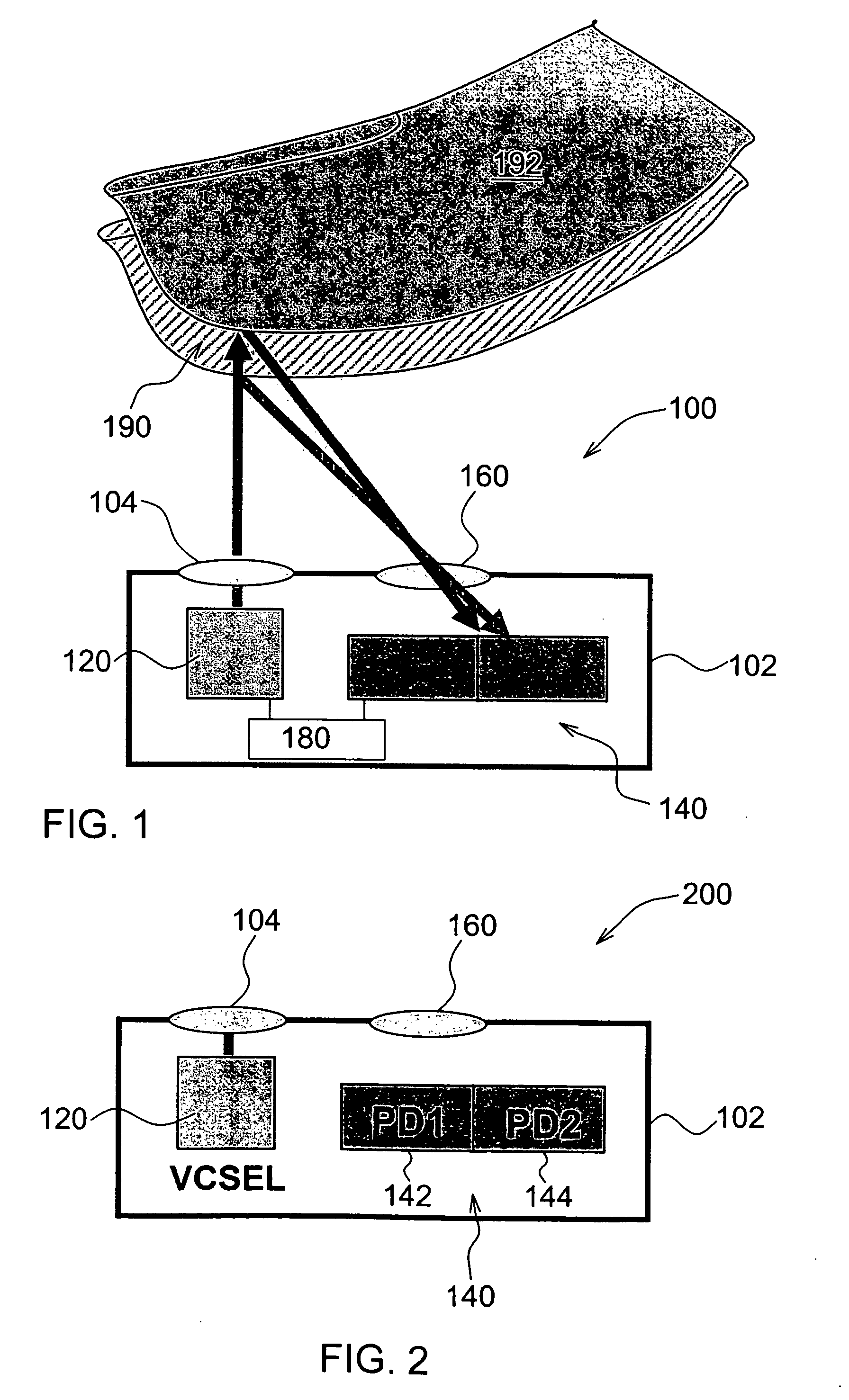 Detectors and actuating devices incorporating same