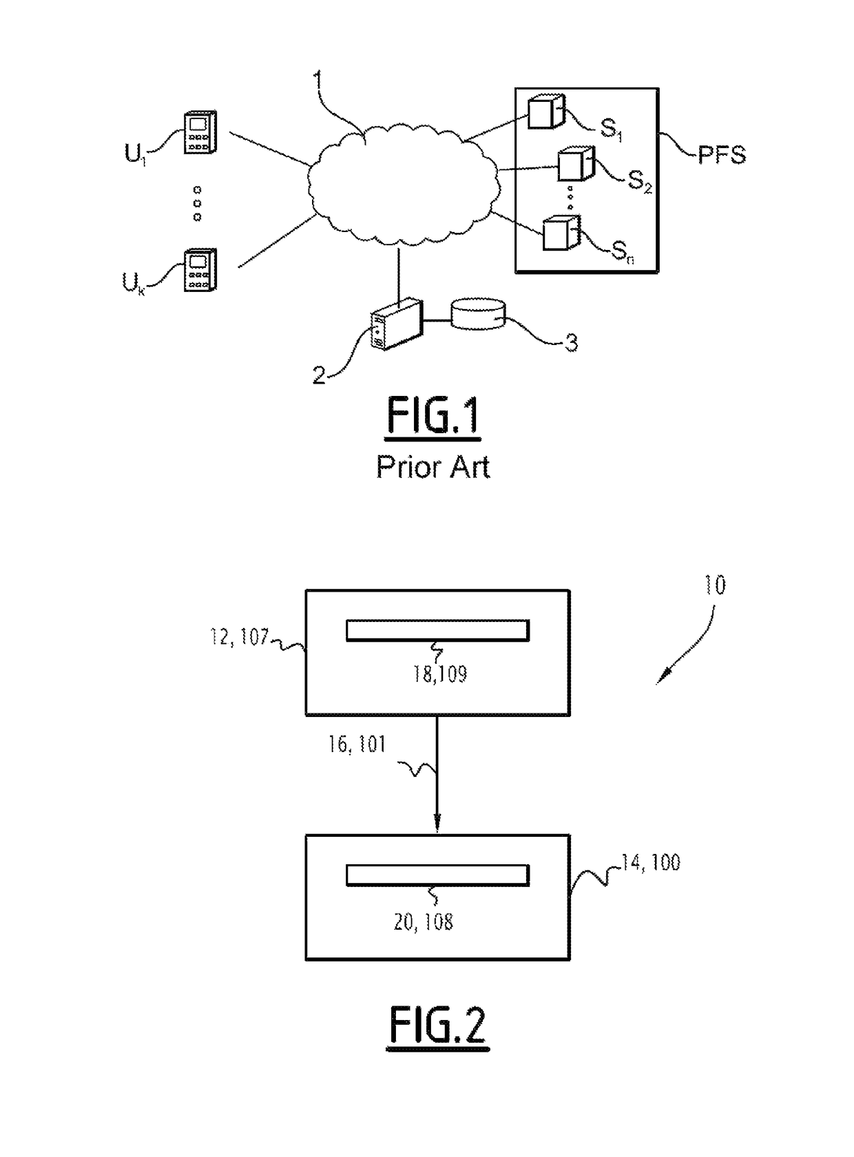 Processing method, computer devices, computer system including such devices, and related computer program