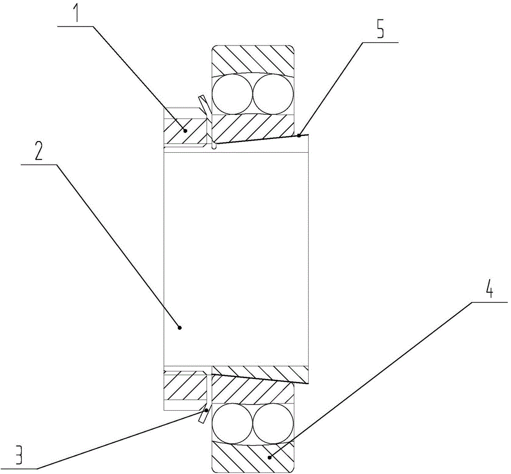 Device for adjusting bearing gap