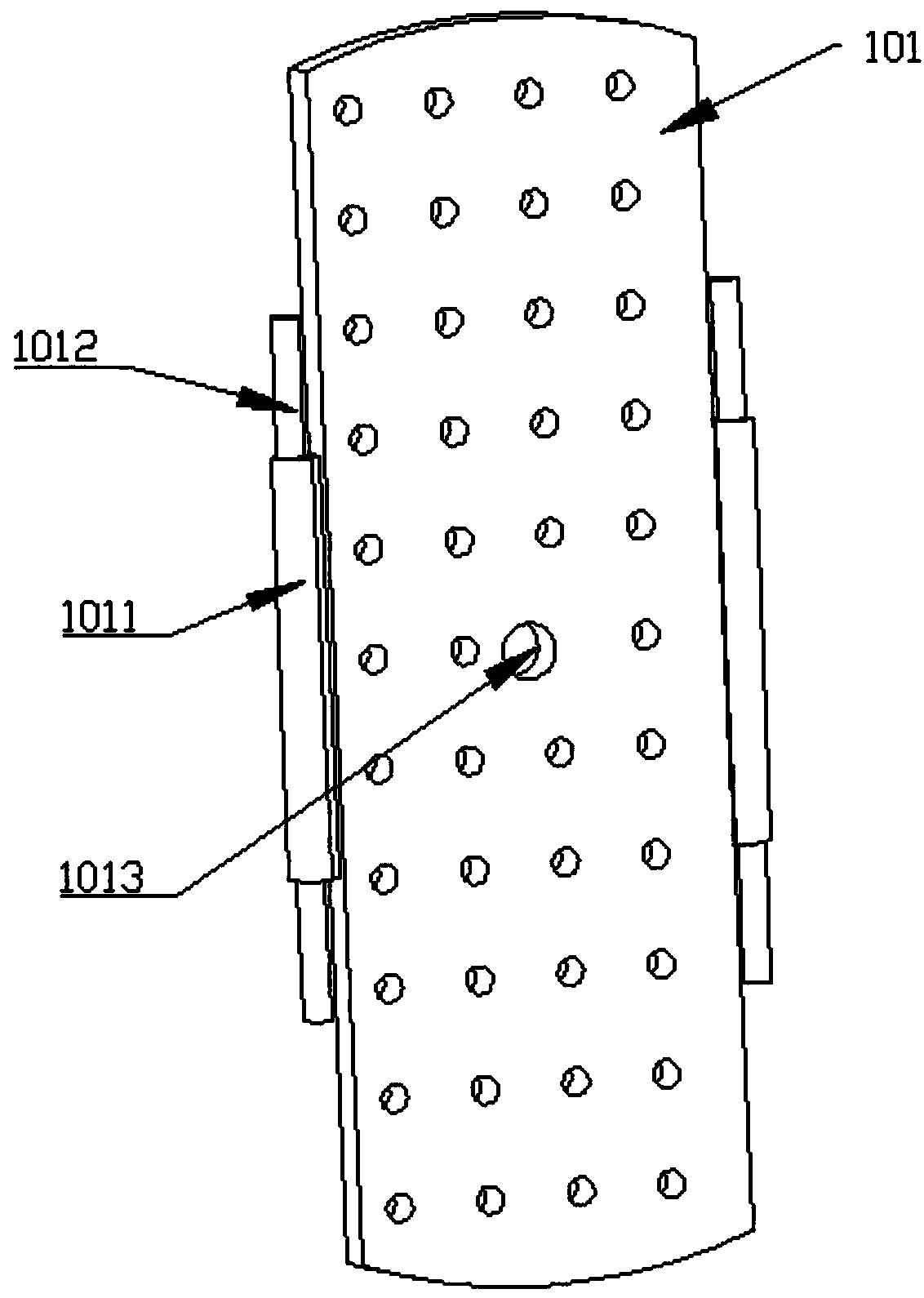 Abdominal dialysis positioning device for nephrology department