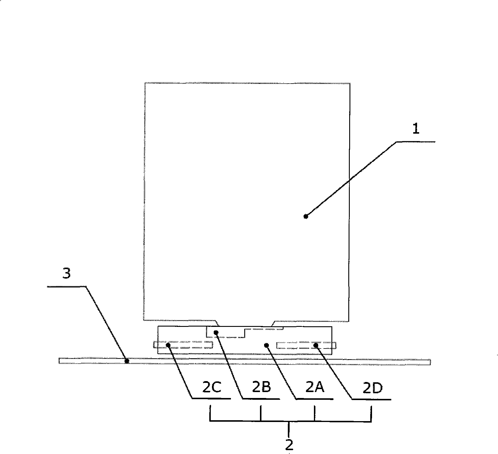 Device for controlling photo-etching machine immerge