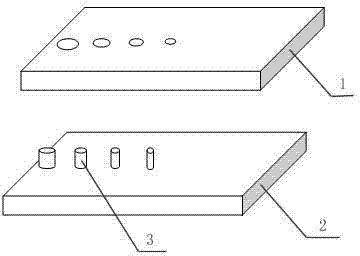 Manufacturing method of composite material laminated plate with holes