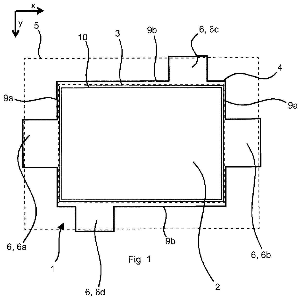 Fuel cell assembly and cell unit for a fuel cell stack