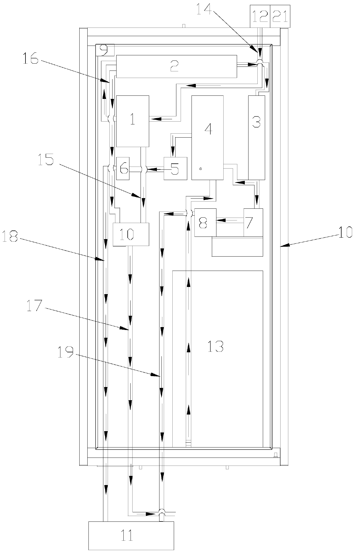 Intelligent glass water filling system