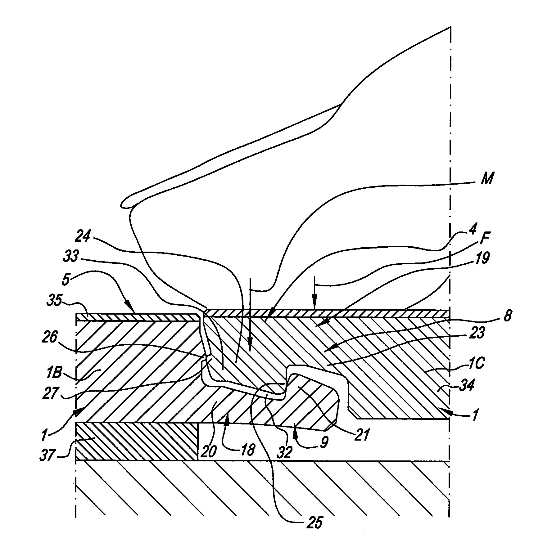 Panel, covering and method for installing such panels