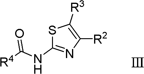 Thiazole derivative acting as DHODH inhibitor and its application