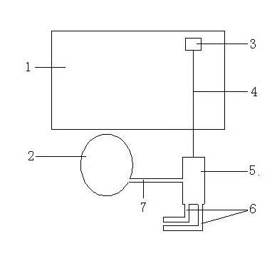 Plate trailer pulled by loader