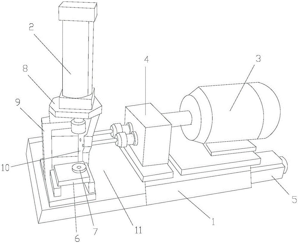 Rear axle support drilling device