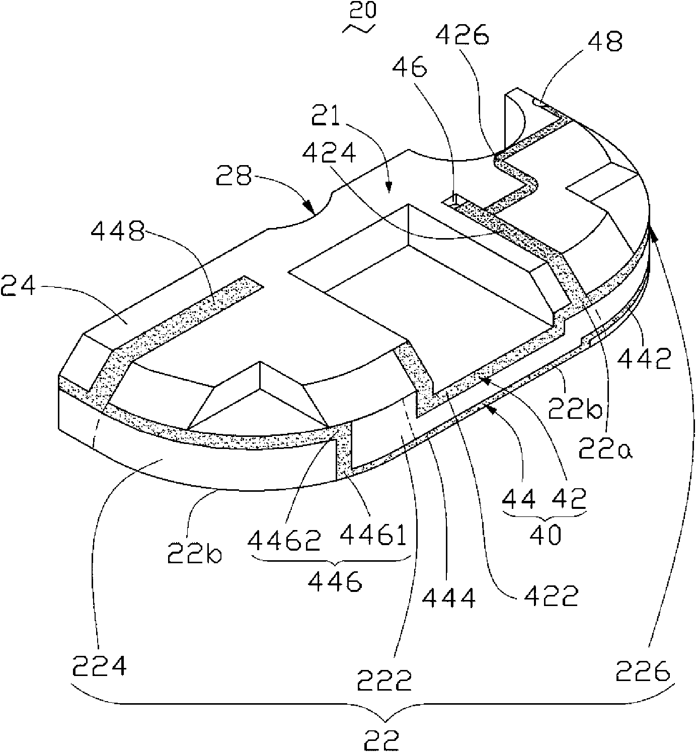 Antenna module and portable electronic device using same