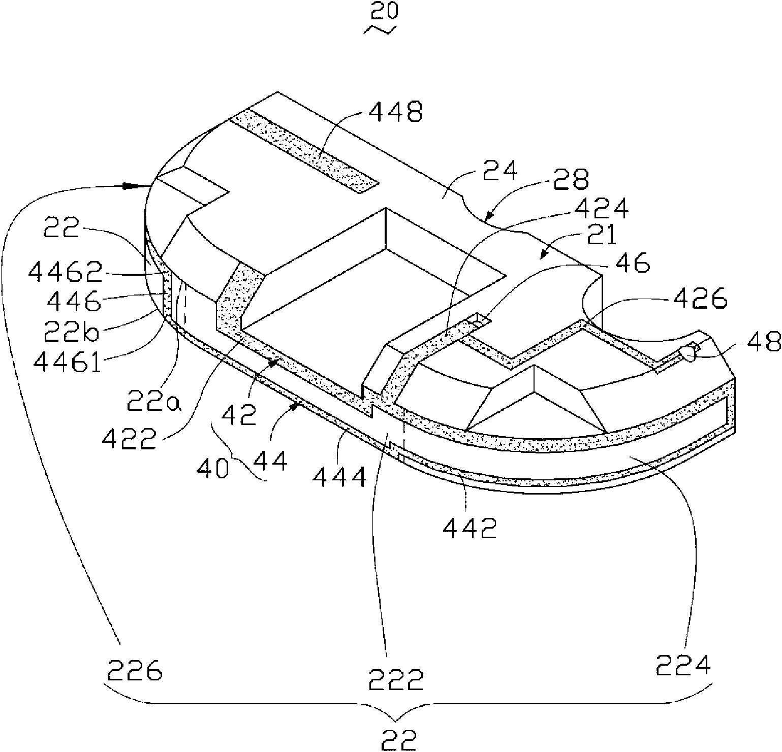 Antenna module and portable electronic device using same