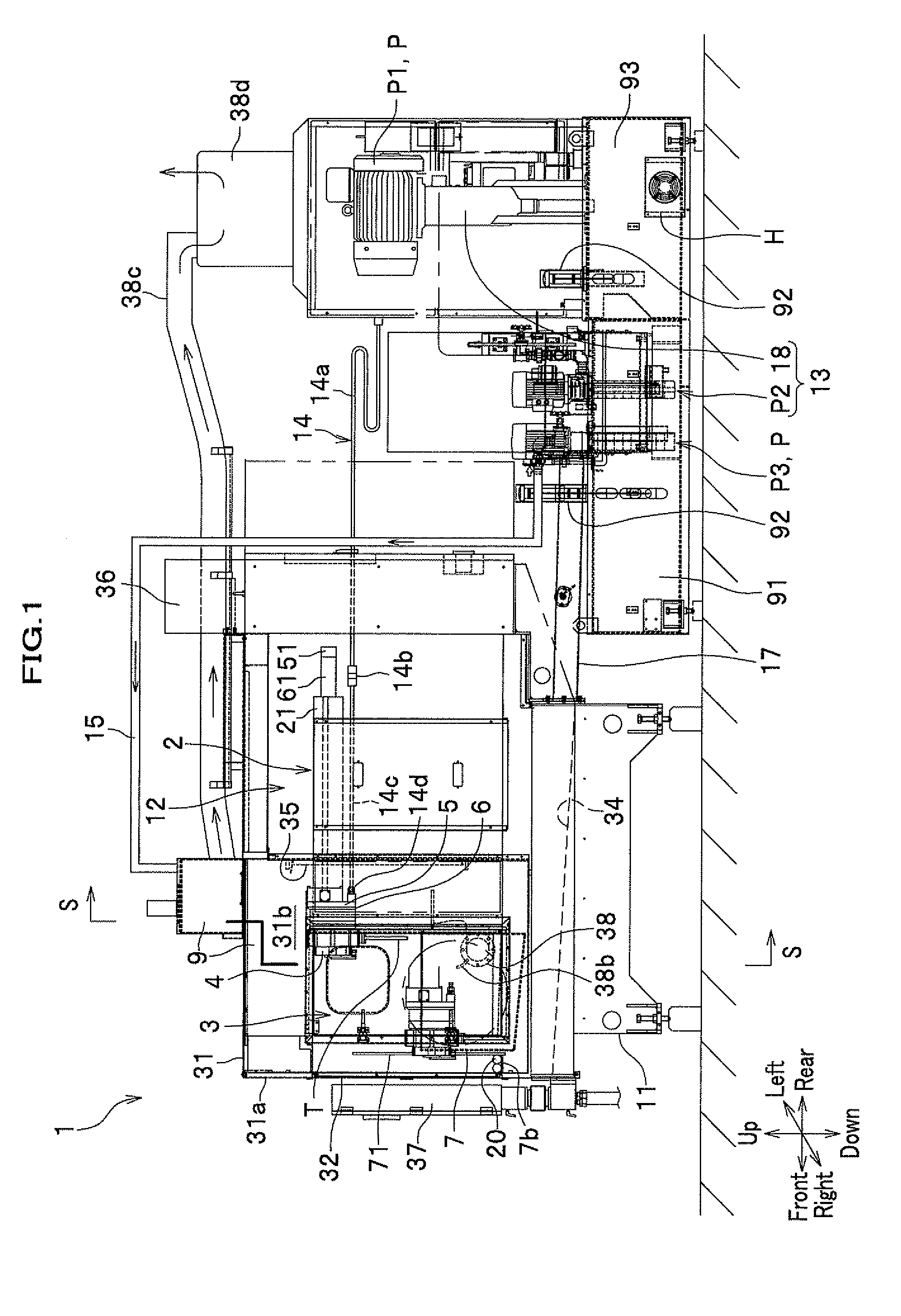 Turret-type cleaning apparatus