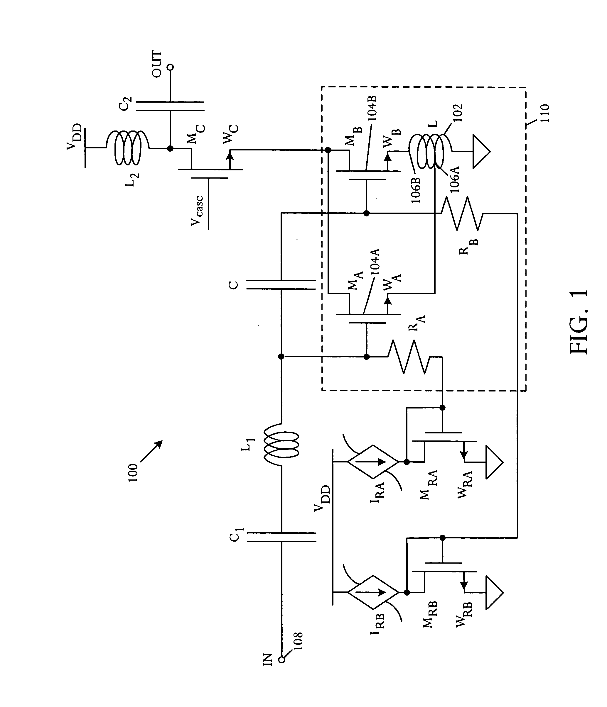 Field effect transistor amplifier with linearization