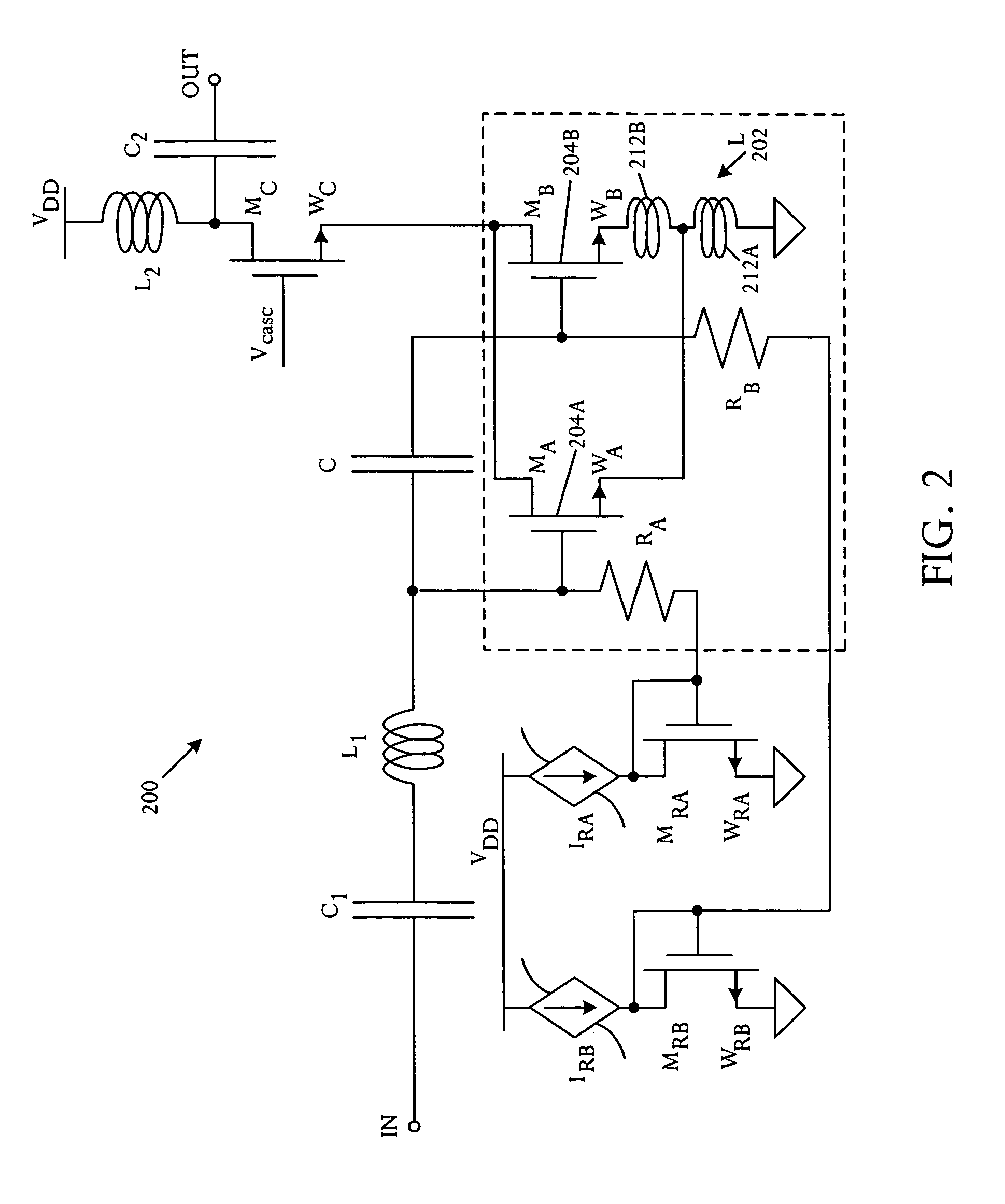 Field effect transistor amplifier with linearization