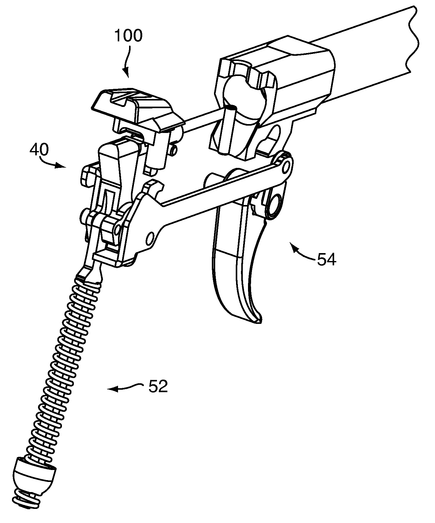 Automatic firing pin block safety for a firearm