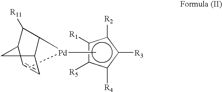 Organometallic compound, catalyst for polymerization of polar group-containing norbornene and process for producing norbornene polymer