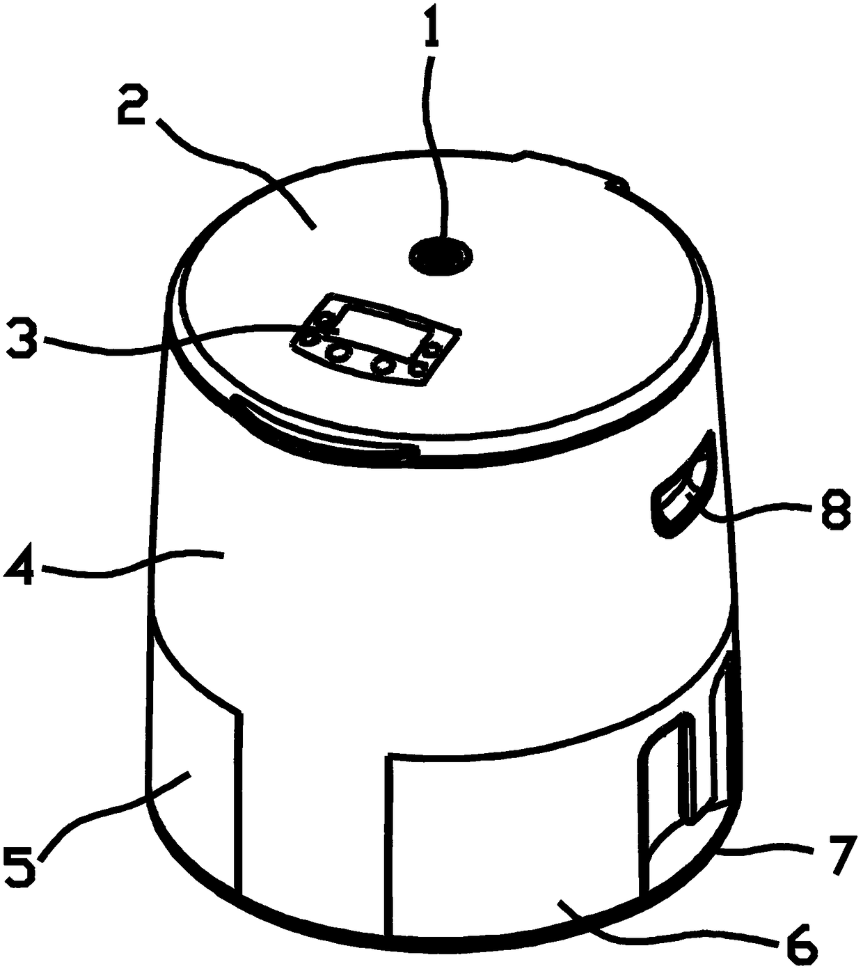 Multifunctional automatic rice washing, draining and steaming food processor