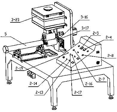 Coating transmission mechanism of fastening bolt lubricant pre-coating device and mounting method of coating transmission mechanism