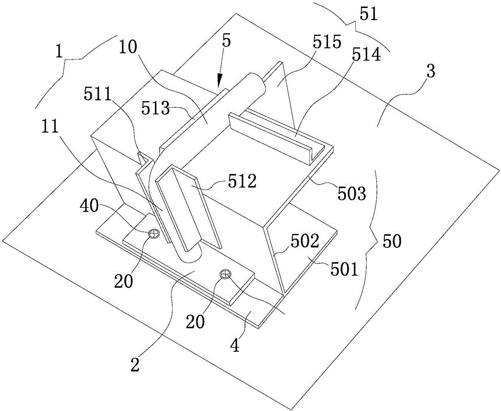 Positioning tool for welding forming of quarter bend type connecting base