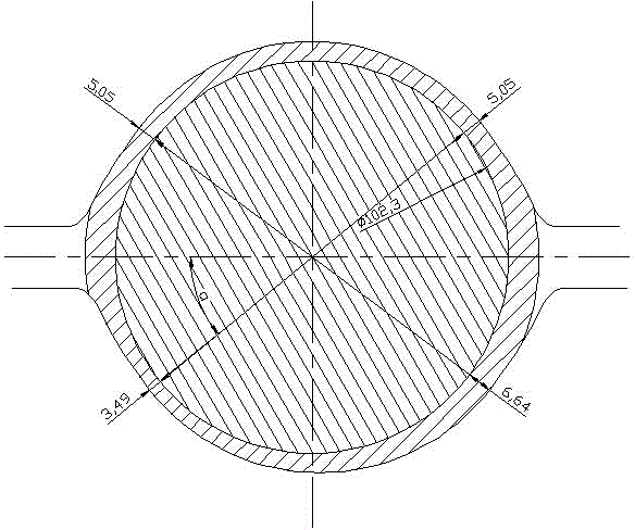 Online continuous roller hole pattern misplacement detection instrument and method