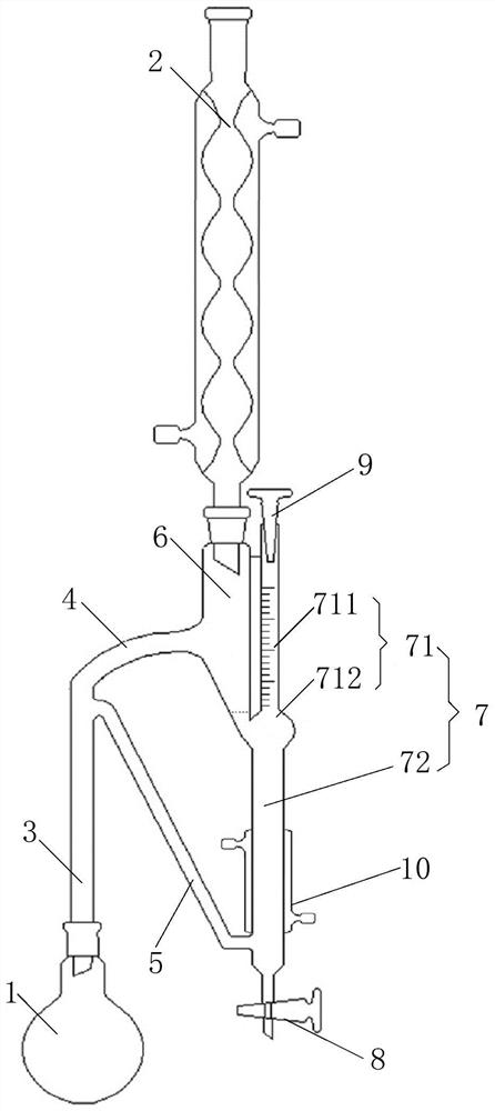 Volatile oil extraction device