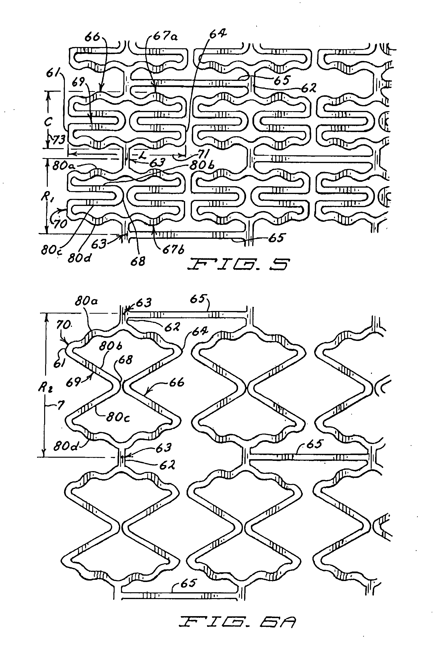 Expandable stent having a plurality of interconnected expansion modules