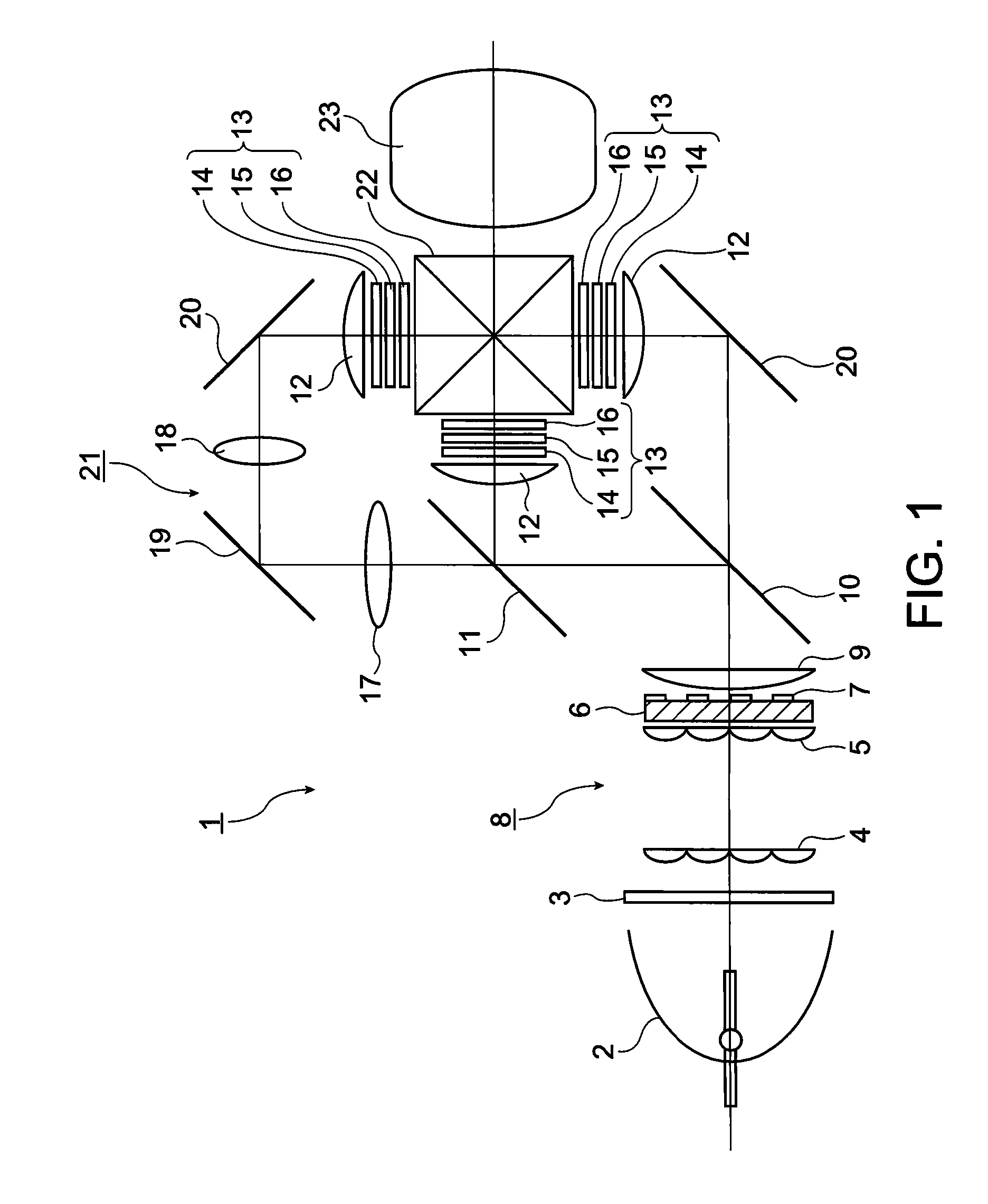 Projector and display device