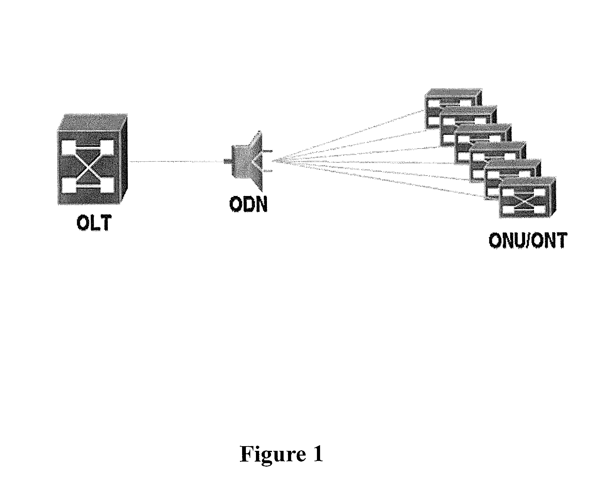 Method for operating PON user terminal and a PON user terminal