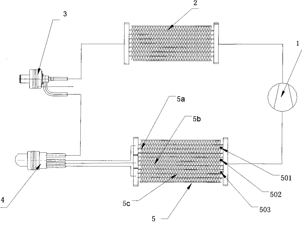 Air conditioning system and flow control method thereof, and electric flow distributor