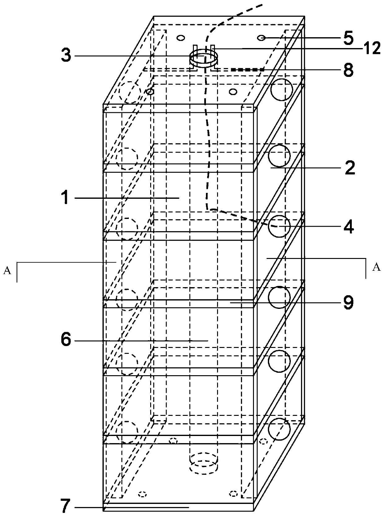 Prefabricated high-pressure airbag isolation pile structure with grouting function and construction method